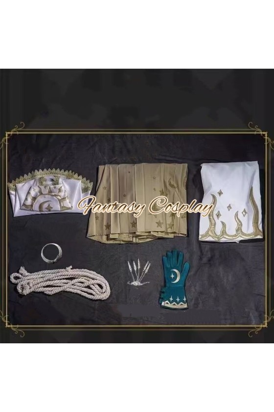 Identity V Seer Lunar Phase White Cosplay Costume
